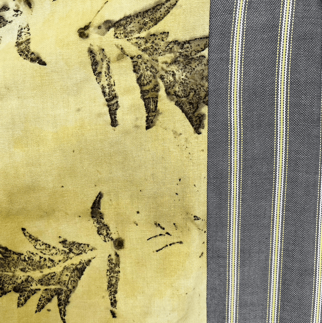 Collection Sumac - Chemise jaune, gris bleuté 
