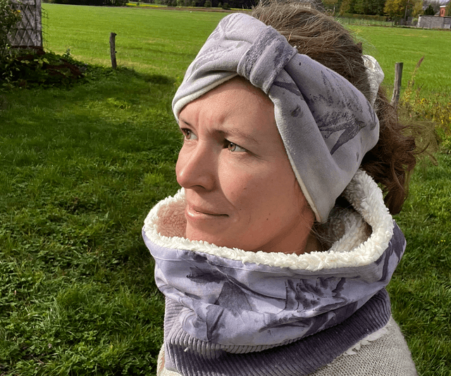 Collection Sumac - Cache oreilles mauve